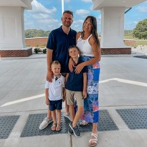 Paisley patchwork satin skirt